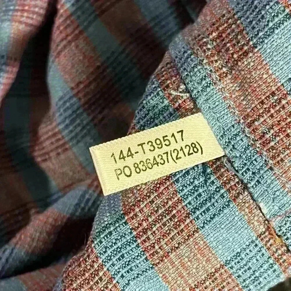 Tommy Bahama Mens Short Sleeve Button Up Plaid Silk Shirt Size XL - Picture 6 of 11